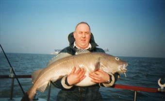 45 lb 8 oz Cod by Stuart Williams