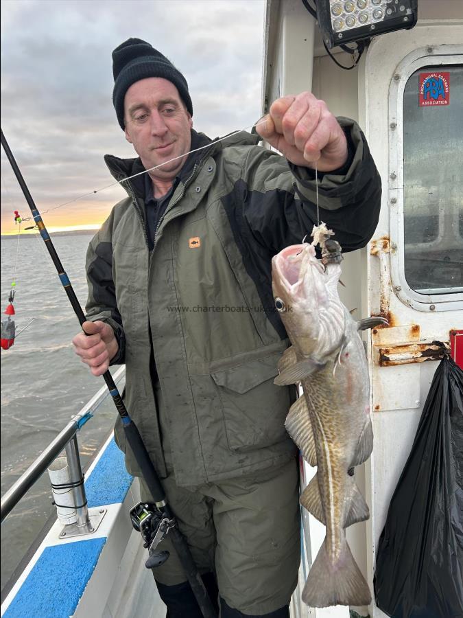 4 lb 6 oz Cod by Francis.