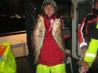 4 lb 9 oz Cod by Deputy Worm Dangler