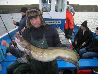 21 lb 2 oz Ling by Czeslaw Stroda
