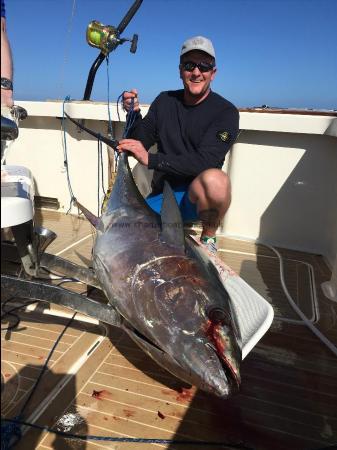 130 lb Big Eye Tuna by Kevin Meek