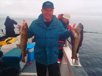 4 lb Cod by Alan Lord from Ripon.