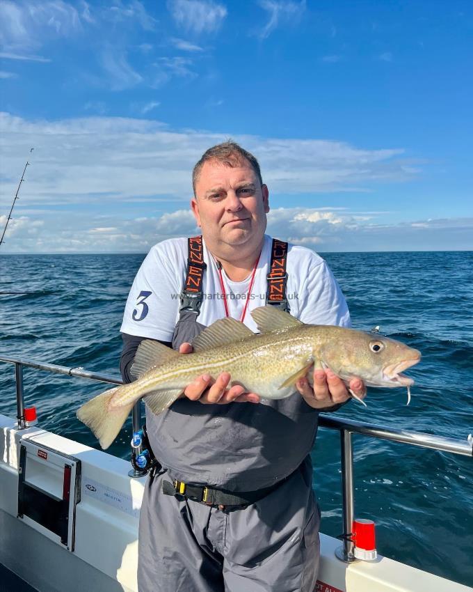 3 lb 8 oz Cod by Jason Knapper