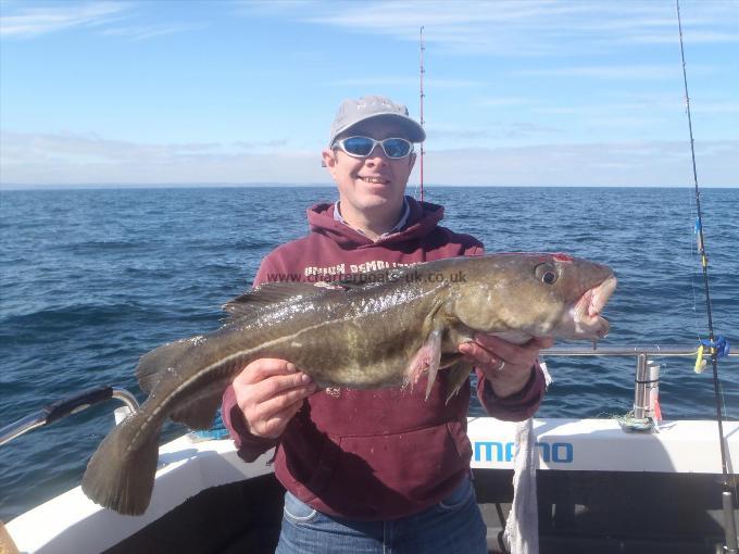 10 lb 6 oz Cod by Darren Bradley.