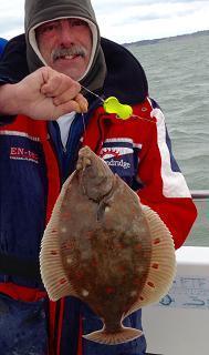 2 lb 8 oz Plaice by Ken Davey