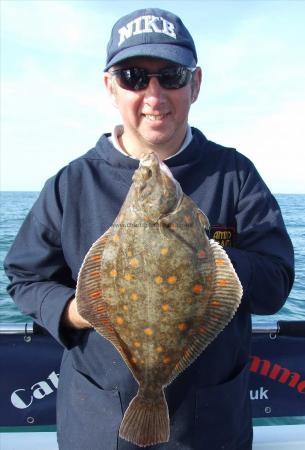 4 lb 6 oz Plaice by Gordon Goldie