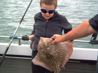 7 lb Thornback Ray by Birthday boy 2