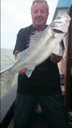 6 lb 4 oz Bass by John from Broadstairs
