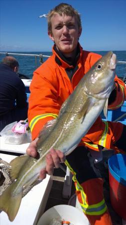 8 lb Cod by mike beadle from hull  with a nice 8 lb cod