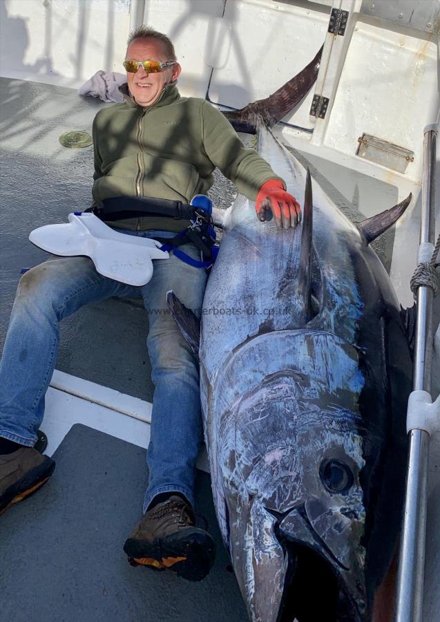 622 lb Bluefin Tuna by Steve