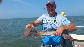 12 lb 8 oz Bull Huss by andy luff