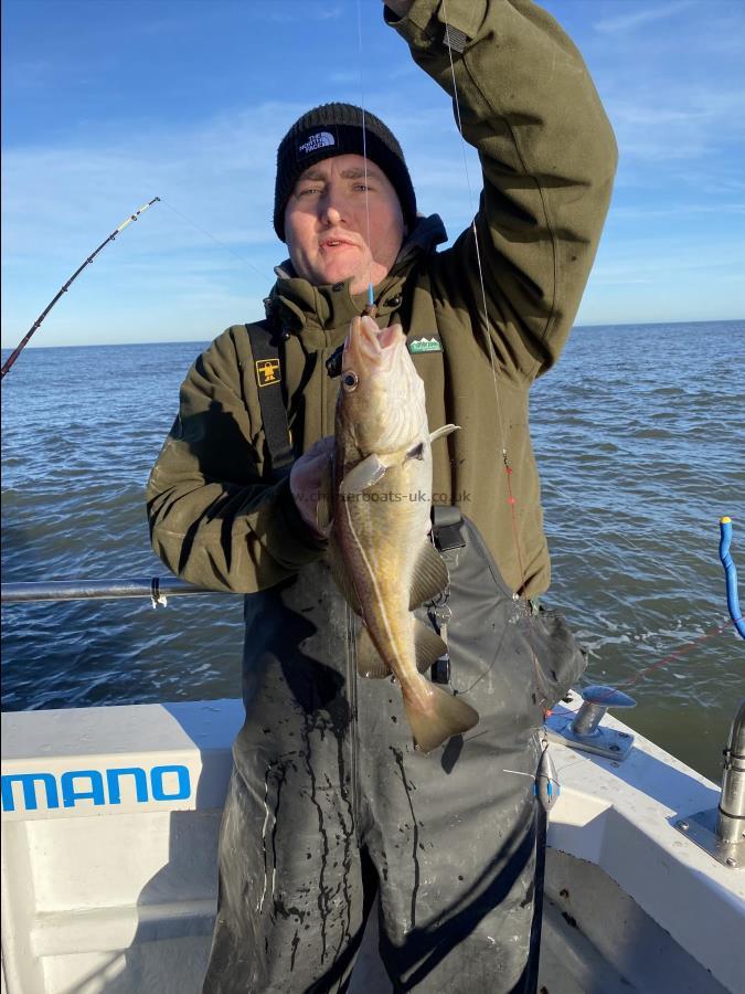 3 lb 10 oz Cod by Jack.