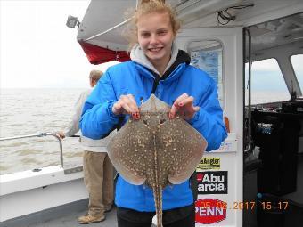 2 lb 5 oz Thornback Ray by Fern