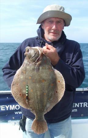 7 lb 14 oz Plaice by Les Whiteman