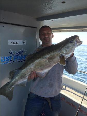 20 lb 4 oz Pollock by Paul Harwood