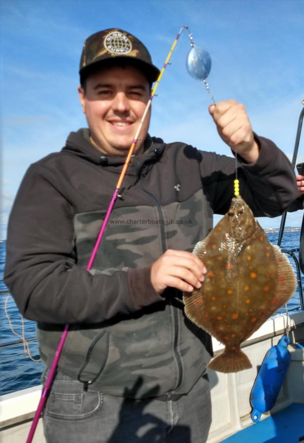 2 lb 4 oz Plaice by Reece