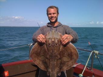 15 lb 4 oz Undulate Ray by Tom the Brickie from Deepest Dorset.....