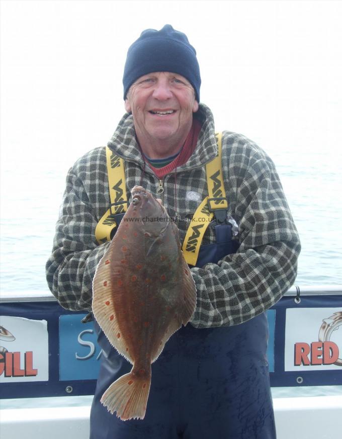 3 lb 1 oz Plaice by Paddy Studley