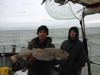 4 lb 8 oz Cod by Tim the `Tache and Happy Dean