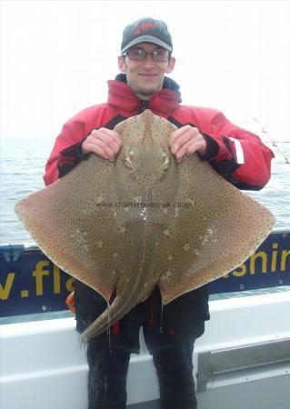 18 lb 8 oz Blonde Ray by Peter Collings