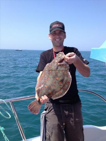 4 lb 12 oz Plaice by Nick Lovell