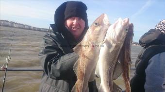 3 lb 6 oz Cod by John from Broadstairs