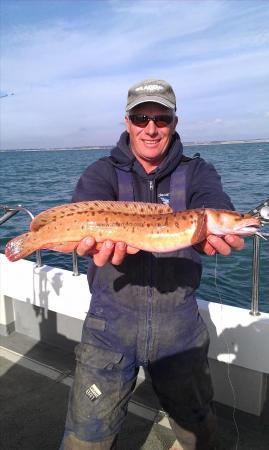 1 lb 10 oz Three bearded rockling by Matt Rowe