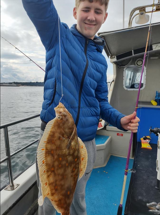 2 lb 4 oz Plaice by Josh