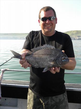 3 lb 9 oz Black Sea Bream by Unknown