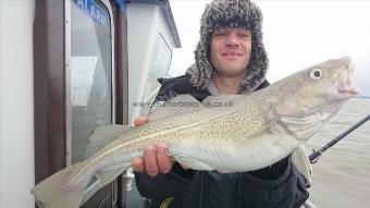 7 lb 7 oz Cod by Kia from folkestone