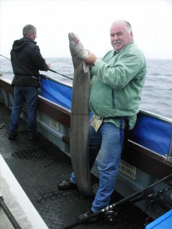 55 lb Conger Eel by Jamie