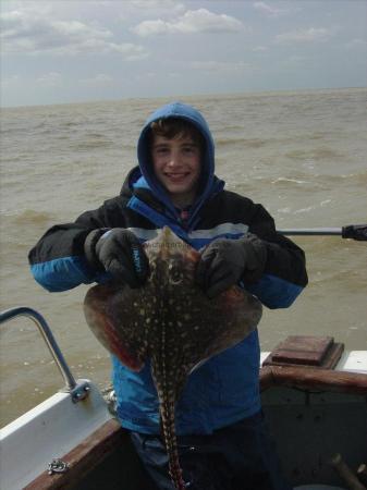 12 lb 6 oz Thornback Ray by Henrey Scott-Bowen Age 9