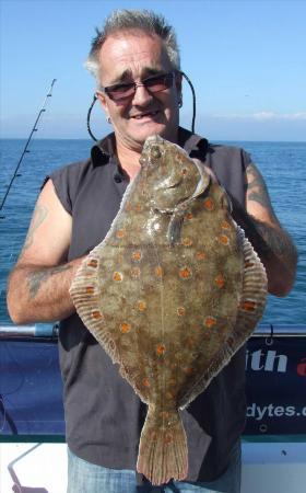 5 lb 4 oz Plaice by Bill Trevarthen