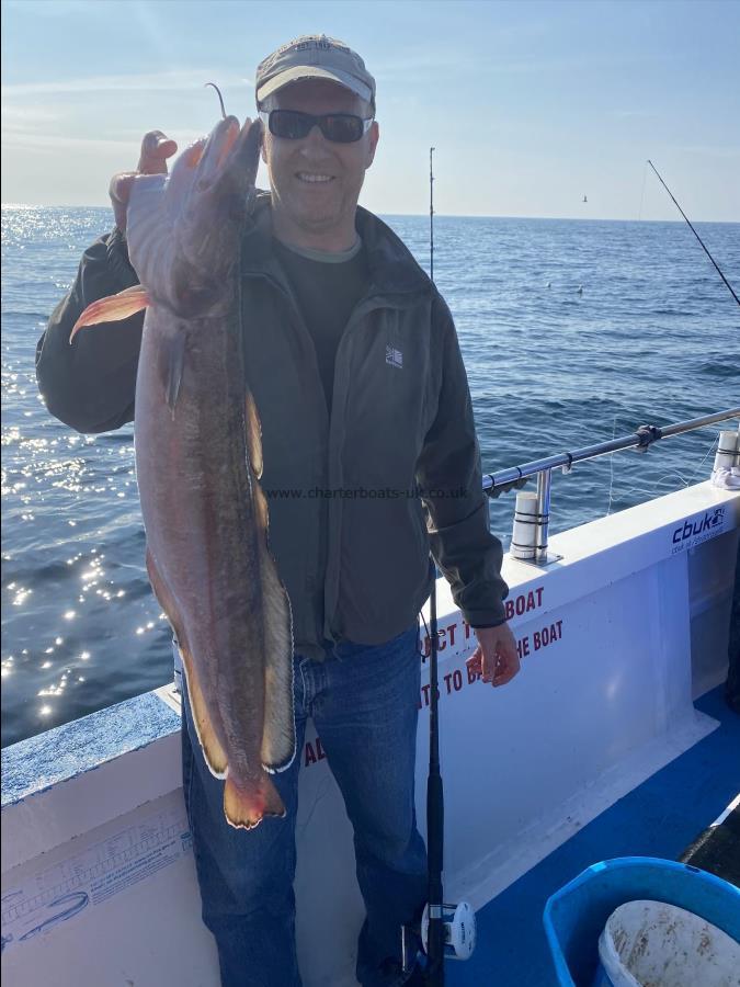 7 lb 2 oz Ling (Common) by Bernie from New Zealand.