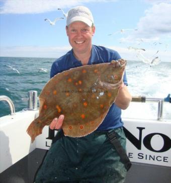 5 lb 8 oz Plaice by Rolf Marchalek