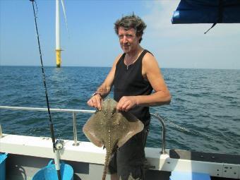 4 lb 7 oz Thornback Ray by Unknown