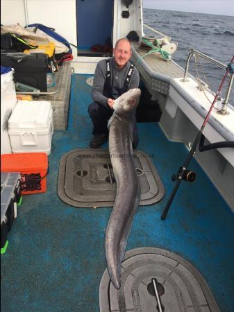 77 lb Conger Eel by Kevin McKie