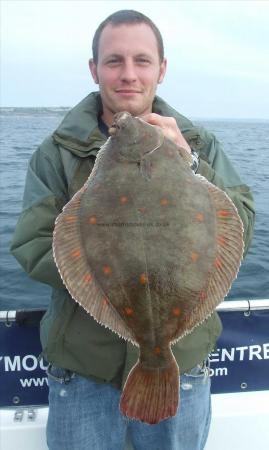 6 lb 2 oz Plaice by Ross Heaver