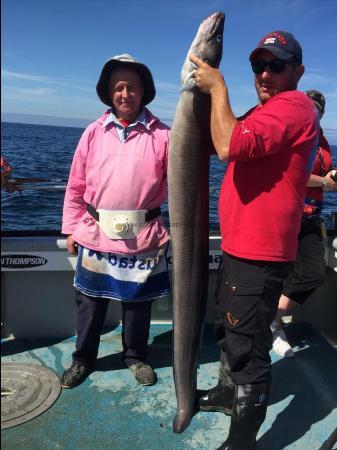 62 lb Conger Eel by Kevin McKie