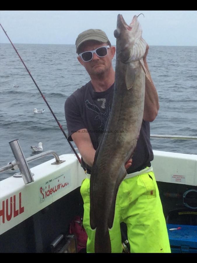 16 lb 4 oz Ling by Davy