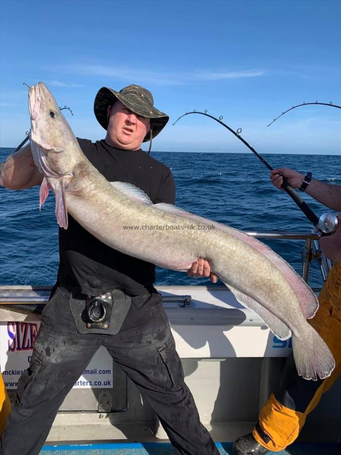 39 lb 8 oz Ling (Common) by Jason