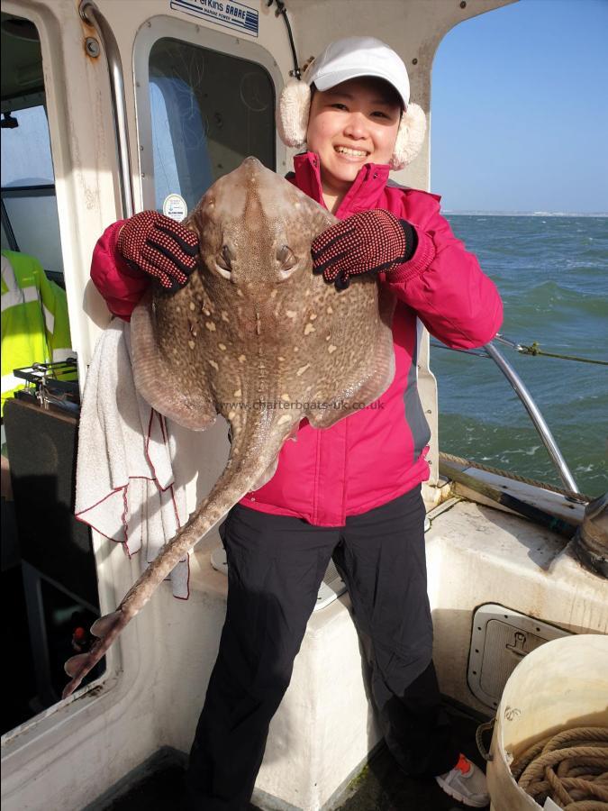 9 lb Thornback Ray by Bob Marshall