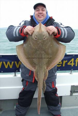 18 lb 8 oz Blonde Ray by Peter Gillett