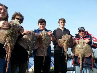 6 lb Thornback Ray by Dan birthday trip