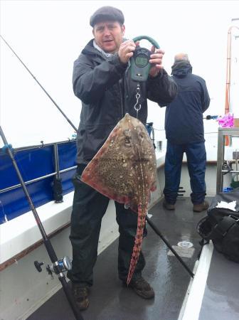 12 lb 4 oz Thornback Ray by Chris Crook