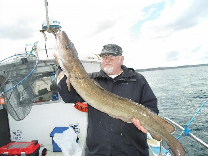18 lb 6 oz Ling by Carl Ross, Whalley near Blackburn Lancashhire,