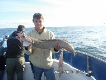 14 lb Ling (Common) by Norbert Schroeder, Sunderland.