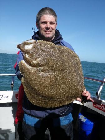 16 lb 8 oz Turbot by Mick Dagnall