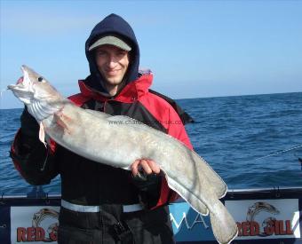 12 lb 8 oz Ling by Peter Collings