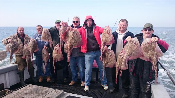 7 lb 4 oz Thornback Ray by Jason party